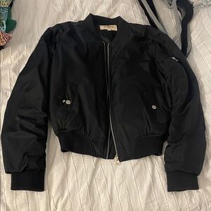 BB Dakota Super Warm Black Bomber Jacket